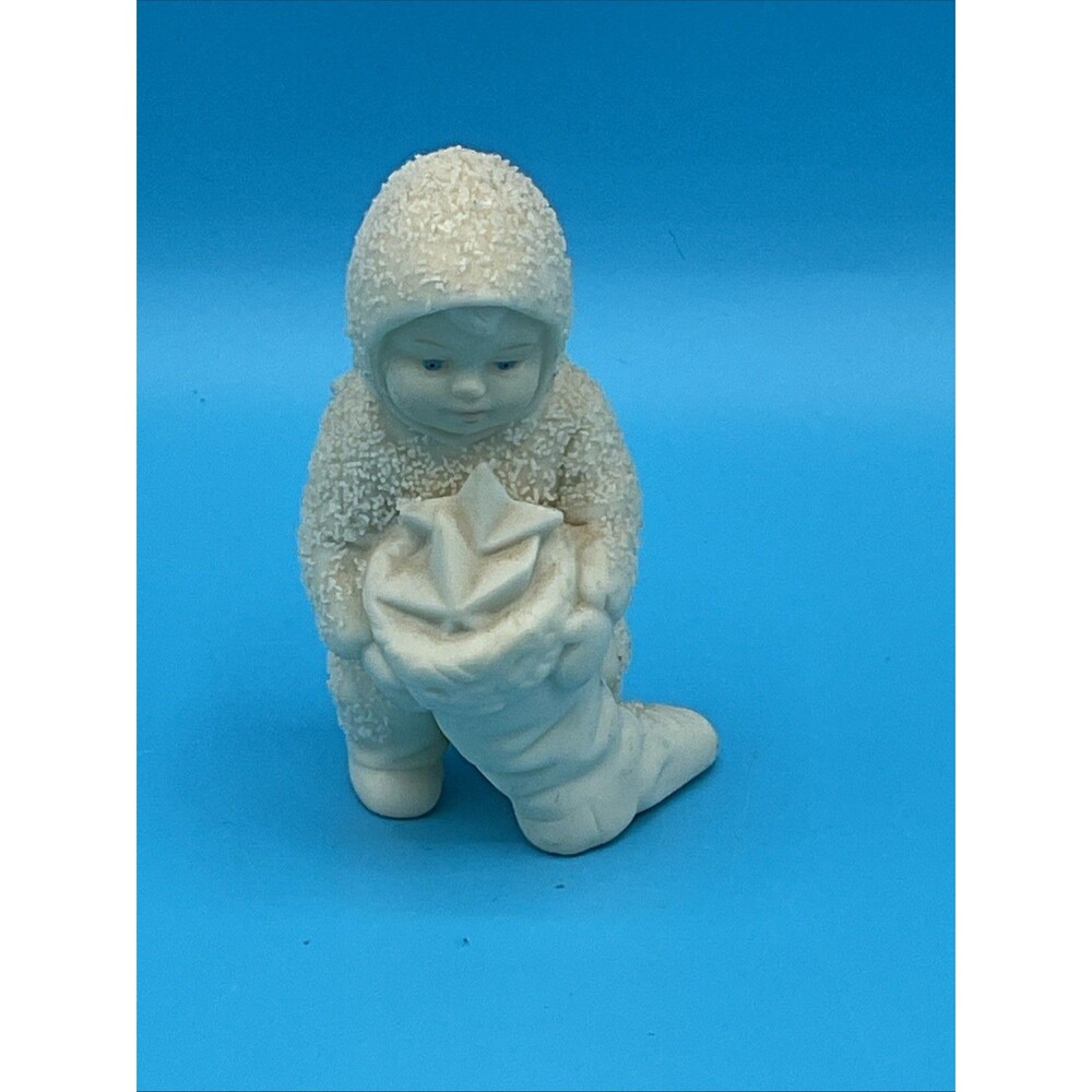 Dept. 56 Snowbabies "Are All These Mine?" Porcelain Figurine Vintage Christmas